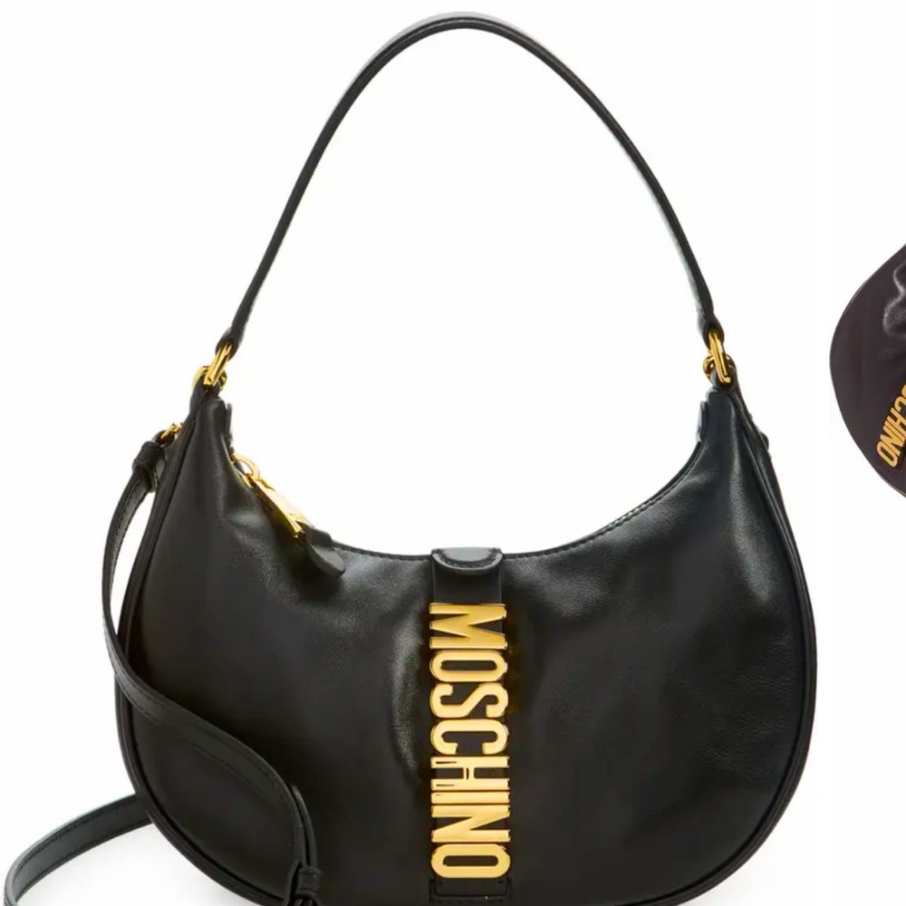 Perfect Dual Purpose Moschino bag! Hobo & Crossbody! Great condition!